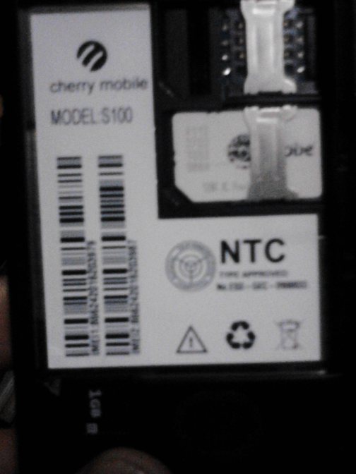 An unusual form and size of the NTC sticker attached to a Flare unit that i'd got hold during the Christmas break. It was bought from a CM retailer in Bohol. I am asking the NTC to validate the sticker since the form and size of it is different from the usual NTC stickers that are found in other gadgets. The NTC sticker here is just printed on that large sticker showing CM logo and bar code. The NTC sticker is not separate. I have yet to receive feedback from NTC on this.